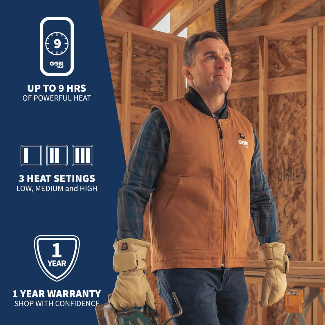 Ibex Mens Heated Workwear Vest - Image 9