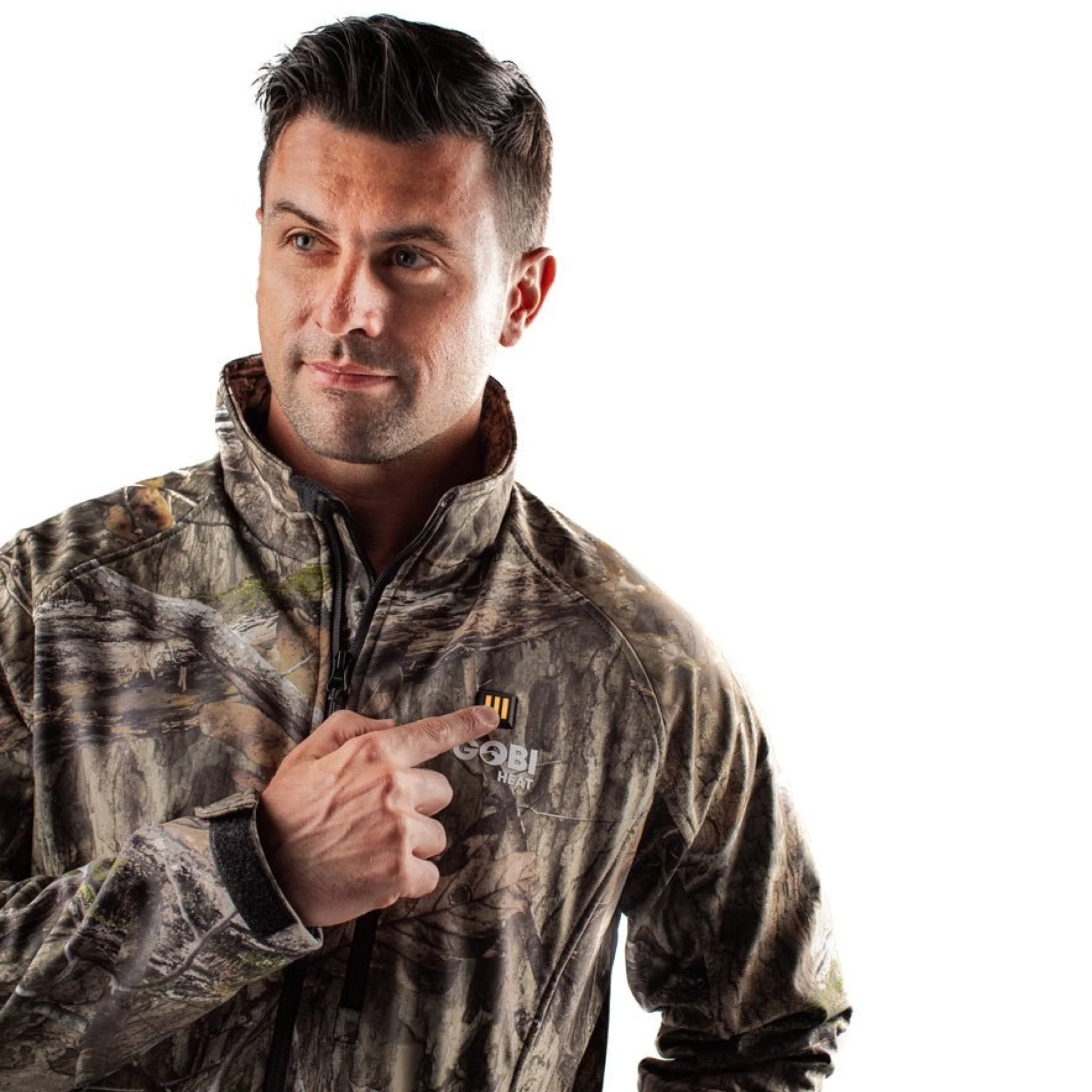 Sahara Men's Heated Hunting Jacket - Mossy Oak Camo - Image 10