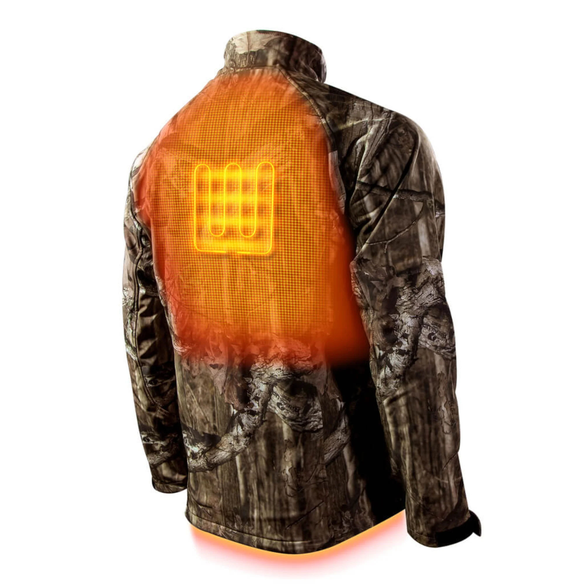 Sahara Men's Heated Hunting Jacket - Mossy Oak Camo - Image 3